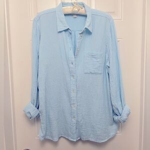 J. Crew Factory Gauze Button-Up Shirt